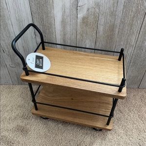 PRICE FIRM Target Two-Tier Coffee Bar Cart